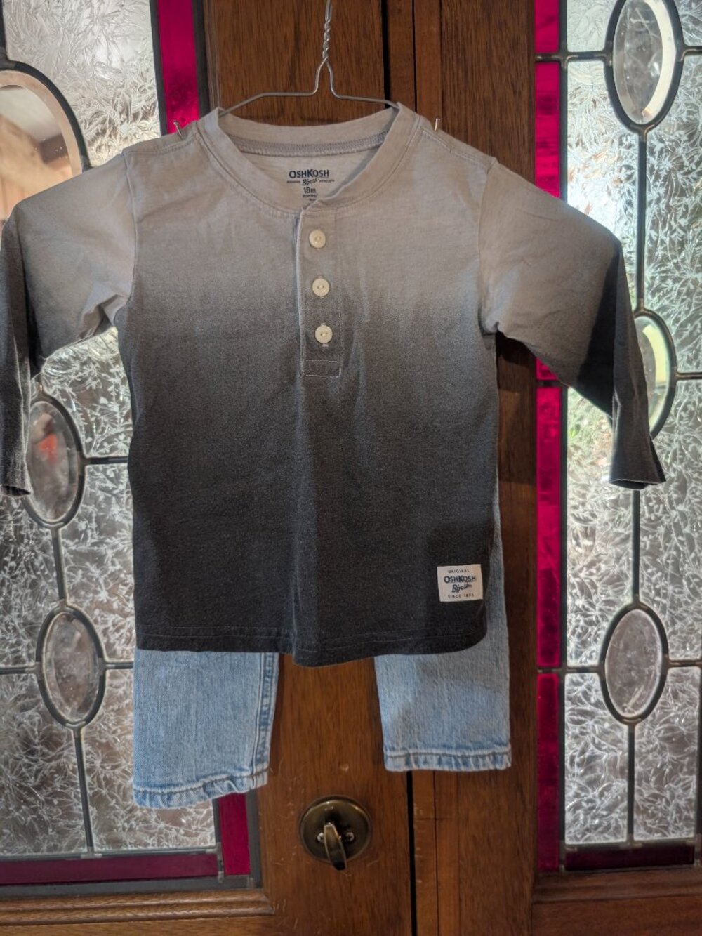 Toddler Boy 2-piece outfit, size 18 months; qty 2